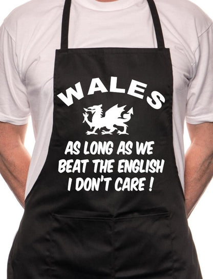 Adult Welsh Rugby Beat The English BBQ Cooking Funny Novelty Apron