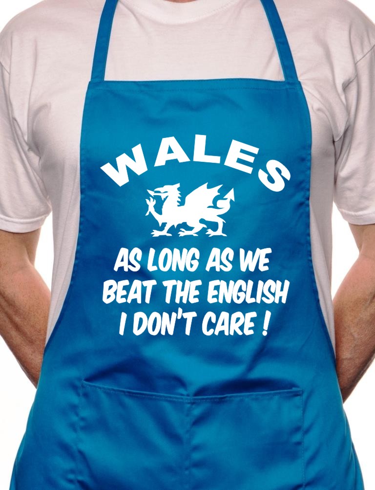 Adult Welsh Rugby Beat The English BBQ Cooking Funny Novelty Apron