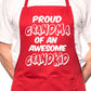 Proud Grandma Of Grandkid BBQ Cooking Apron
