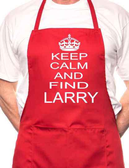 Impractical Jokers Keep Calm Find Larry Cooking Apron