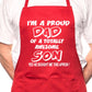 Proud Dad Of Awesome SonBBQ Cooking Apron