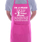 Adult Proud Dad Of 2 Awesome Daughter BBQ Cooking Funny Novelty Apron