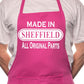 Adult Made In Sheffield BBQ Cooking Funny Novelty Apron