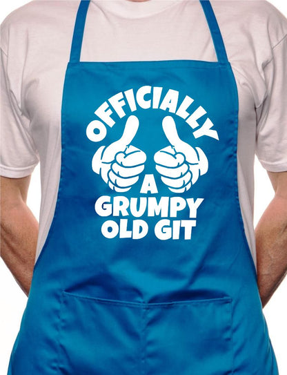 Grumpy Old Git Birthday BBQ Cooking Funny Novelty Apron