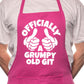 Grumpy Old Git Birthday BBQ Cooking Funny Novelty Apron