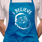 I Believe In Santa Claus Father Christmas BBQ Cooking Apron