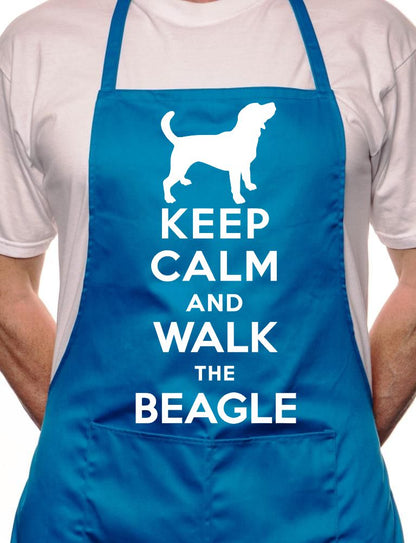 Keep Calm Walk The Border Collie Dog Lover BBQ Cooking Novelty Apron
