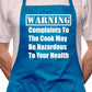 Warning Complaints To Cook Fathers Day BBQ Cooking Apron