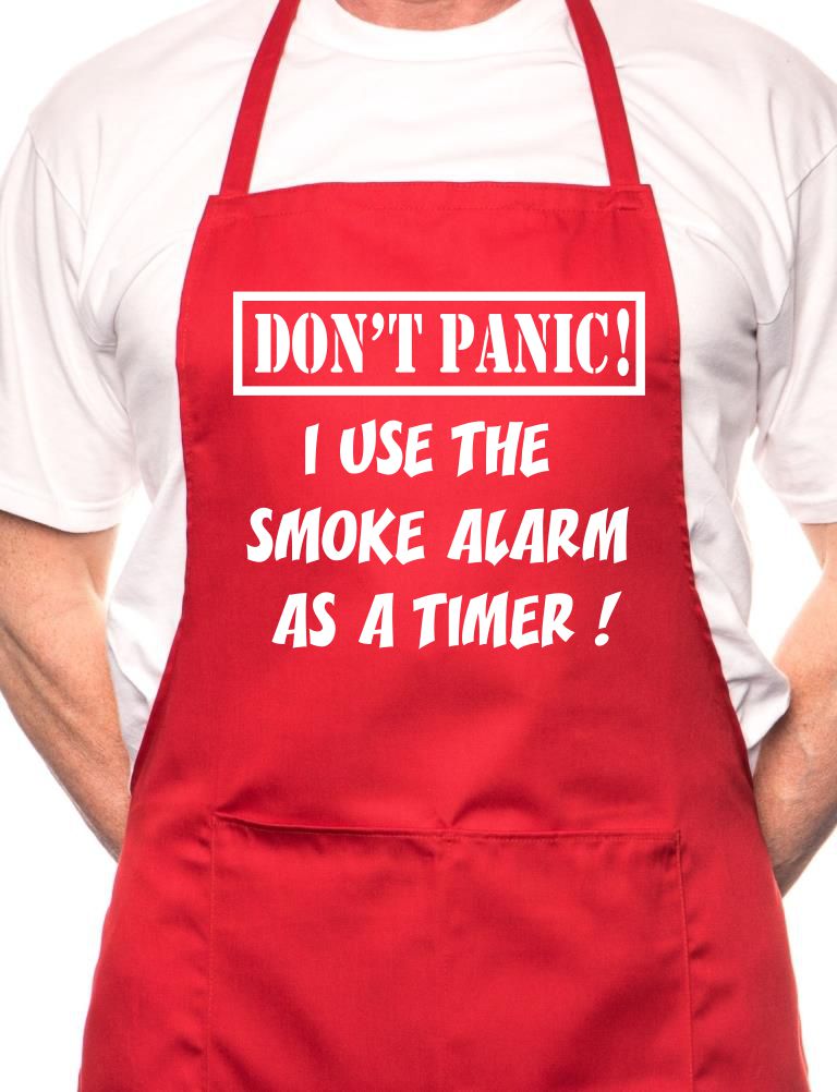 Don't Panic Fathers Day Gift BBQ Cooking Apron