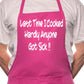 No One Got Sick If I Cook Fathers Day BBQ Cooking Apron
