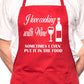 Love Cooking With Wine Fathers Day BBQ Cooking Apron
