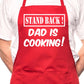 Stand Back Dad Is Cooking Fathers Day BBQ Cooking Apron