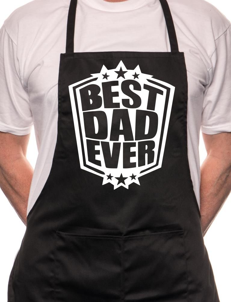 Best Dad Ever Fathers Day BBQ Cooking Novelty Apron
