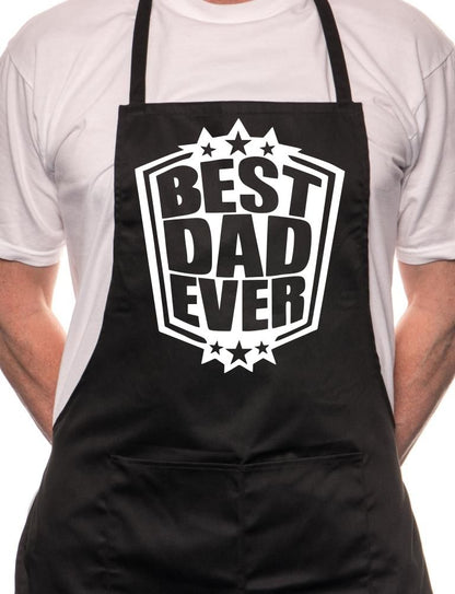 Best Dad Ever Fathers Day BBQ Cooking Novelty Apron