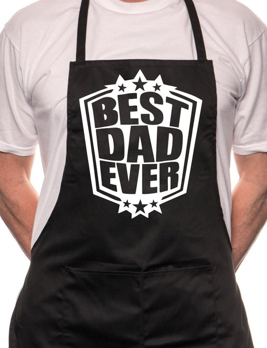 Best Dad Ever Fathers Day BBQ Cooking Novelty Apron