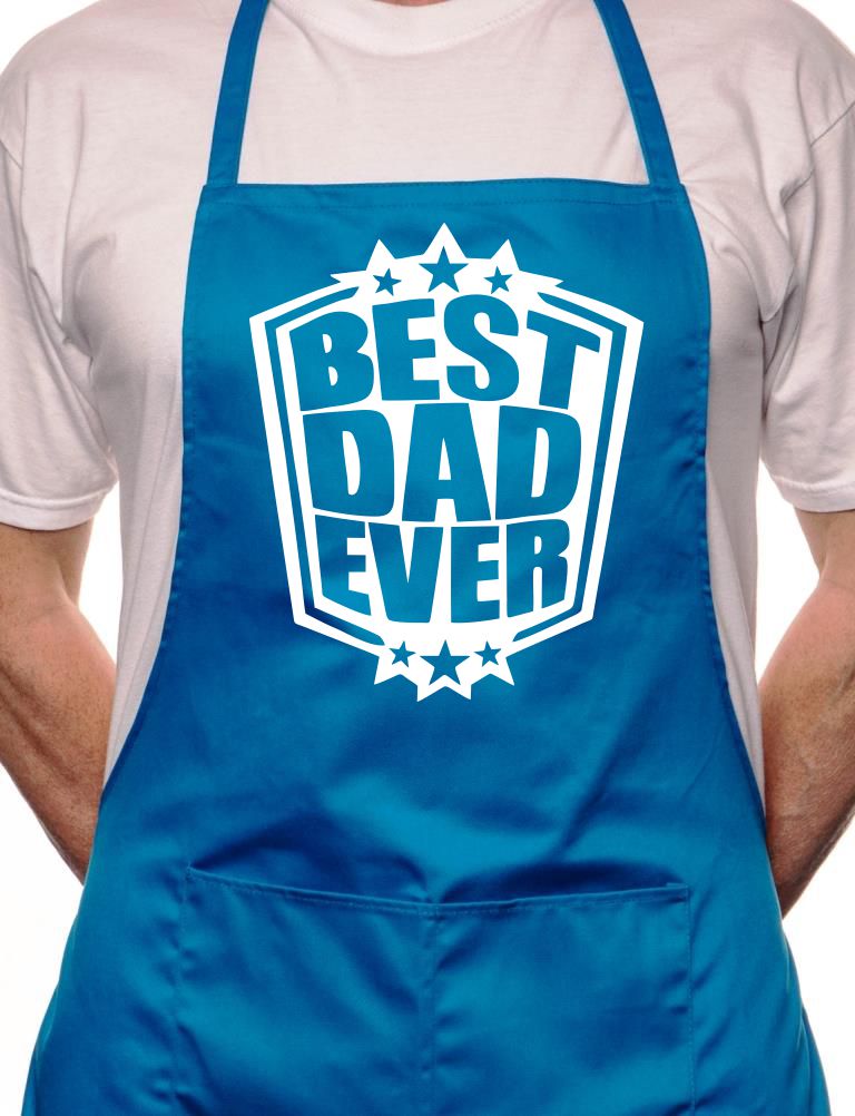 Best Dad Ever Fathers Day BBQ Cooking Novelty Apron