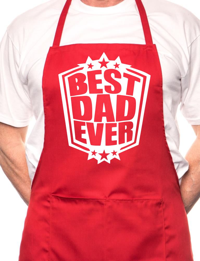 Best Dad Ever Fathers Day BBQ Cooking Novelty Apron