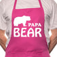 Papa Bear Fathers Day BBQ Cooking Apron