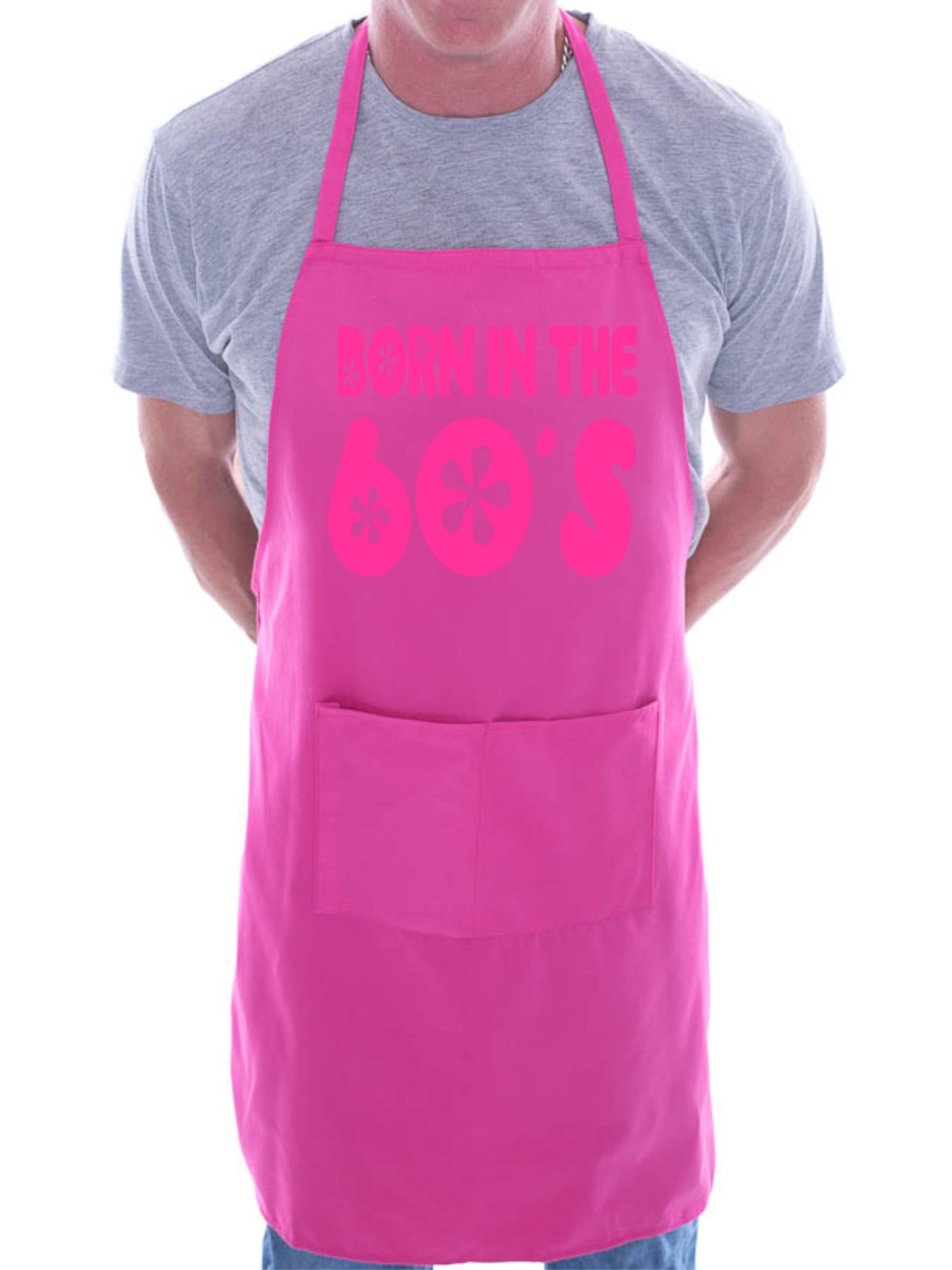 Born In The 60's Sixties Birthday BBQ Cooking Apron