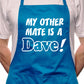 My Other Friend Is A Dave BBQ Cooking Apron