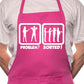 Problem Sorted Gone To Pub Drinking BBQ Cooking Novelty Apron