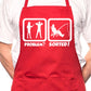 Problem Sorted Gone Fishing Angler BBQ Cooking Apron
