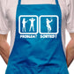 Problem Sorted Playing Tennis BBQ Cooking Novelty Apron