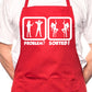 Problem Sorted Watching Strippers BBQ Cooking Novelty Apron