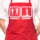 Problem Sorted Playing Cricket BBQ Cooking Novelty Apron