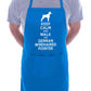 Keep Calm and Walk German Wirehaired Pointer Funny BBQ Novelty Cooking Apron