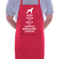 Keep Calm and Walk German Wirehaired Pointer Funny BBQ Novelty Cooking Apron