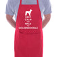 Keep Calm and Walk Goldendoodle Dog Funny BBQ Novelty Cooking Apron