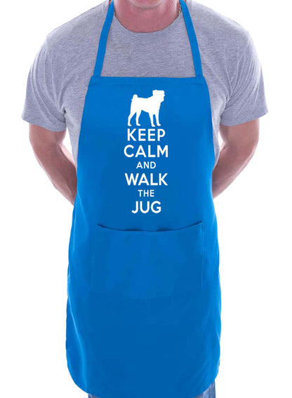 Keep Calm and Walk The Jug Dog Funny BBQ Novelty Cooking Apron