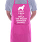 Keep Calm and Walk Welsh Springer Spaniel Dog BBQ Cooking Apron