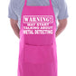 Warning May Talk About Metal Detecting Funny BBQ Novelty Cooking Apron