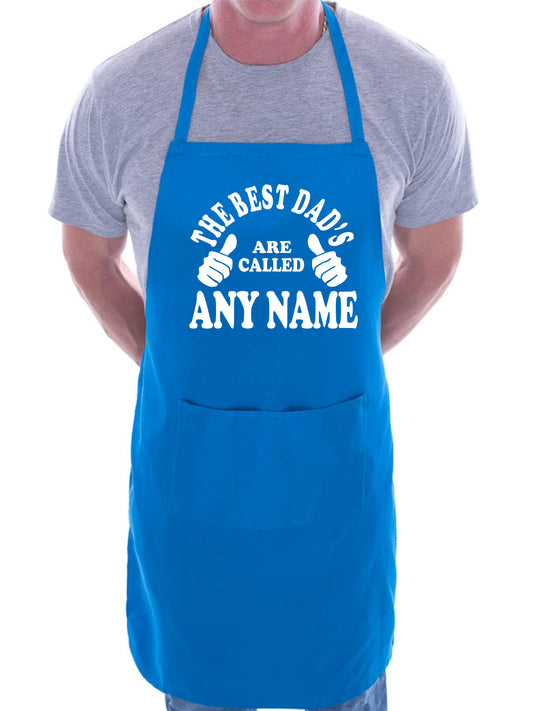 Adult Personalised BBQ Apron Best Dad's Are Called Fathers Day Gift Any Name
