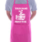 Birthday Gift Union Jack Personalised Proud To Be Apron Your Name