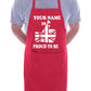 Birthday Gift Union Jack Personalised Proud To Be Apron Your Name