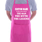 Personalise This Apron The Man The Myth Custom Name Here Birthday Present