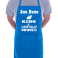 Any Name King Of Christmas Apron Any Name Xmas Gift Adult Personalised BBQ