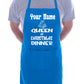 Your Name Queen Of Christmas Apron Any Name Xmas Gift Personalised