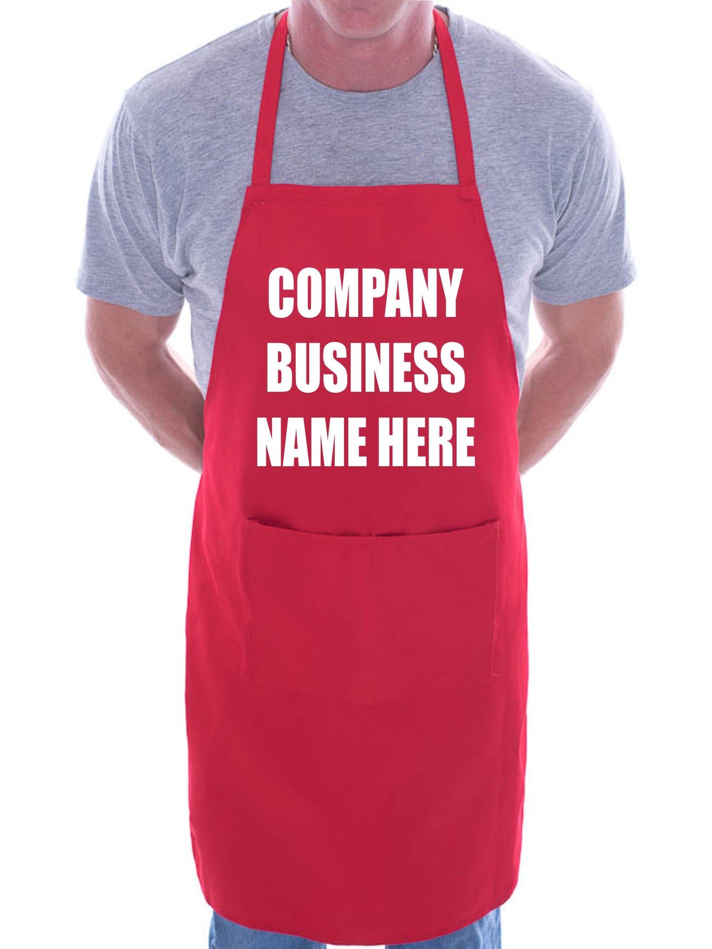 Personalise Your Company Name Here Any Words here BBQ Cooking