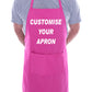 Customise Your Apron Any Name Here Any Words Here BBQ Cooking