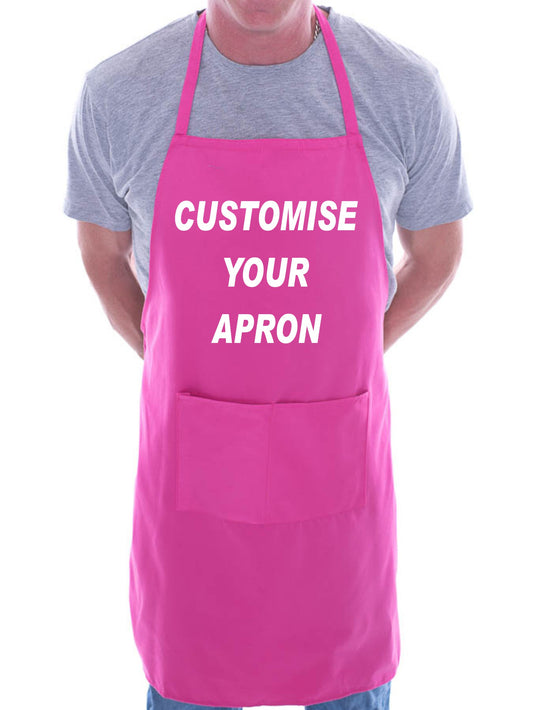 Customise Your Apron Any Name Here Any Words Here BBQ Cooking