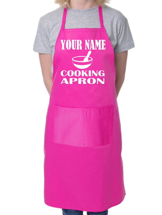 Customise Your Apron Cooking Apron Put Your Name Here BBQ Baking Cooking