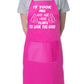 Customised Apron It Took Any Year Novelty Baking Cooking