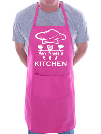 Personalised Apron Kitchen Add Your Name Here Baking Cooking