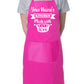 Personalised Apron Made With Love your Name Here Baking Cooking