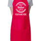 Personalised Apron World's Greatest Baker Your Text Here Baking Cooking