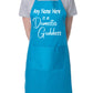 Domestic Goddess Personalised Apron Add Name Here Baking Cooking Apron